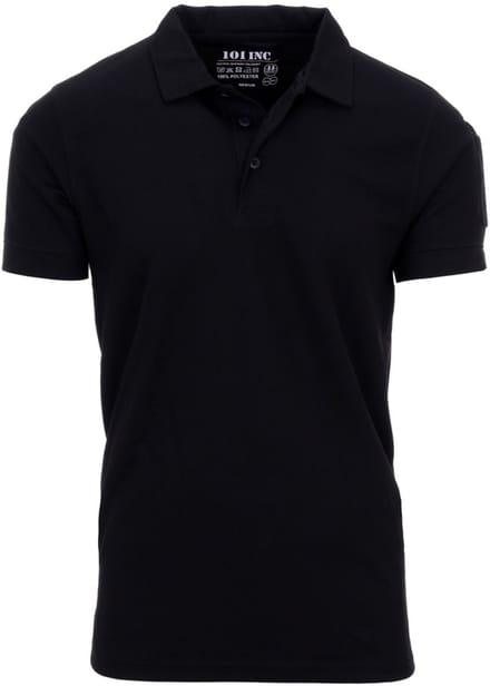 101 INC - Tactical polo Quick Dry (kleur: Zwart / maat: L)