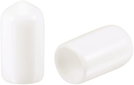 Dailygoods- Rubberende Eindkappen 100 Stuks - 8 mm ID - Draadbeschermers - Flexibele Afdekkingen - Stofbestendig - Zacht en Elastisch