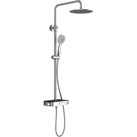 HSK AquaSwitch RS 200 thermostatic shower set, overhead shower super flat Ø 25 cm 1001900-07-KB10