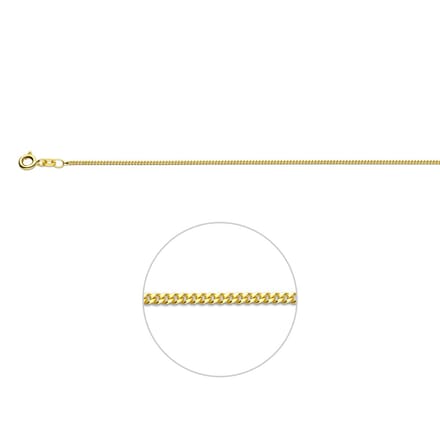 Doublé 10/000 Collier gourmet 1 3101022 50 cm