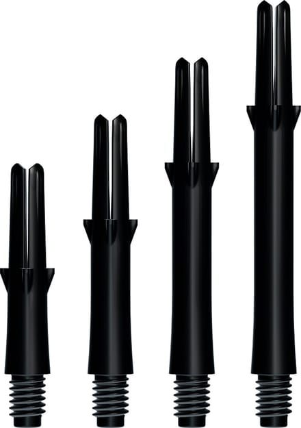 L-Style L-Shaft Locked Straight Black - Dart Shafts Medium 330