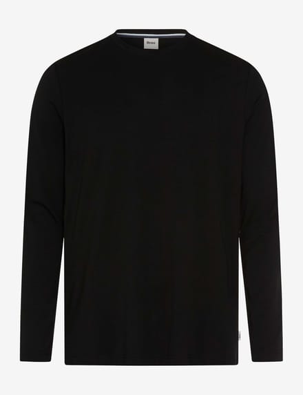 Brax Heren Shirt  Style TIMON black, zwart, maat S