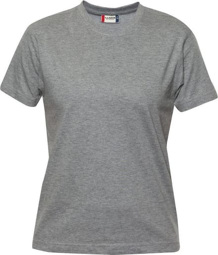 Clique Premium-T Women 029341 - Grijs-melange - M