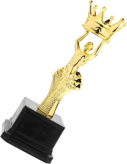 Trofee Beker - Prestatie Prijs - Sport Evenement - Stijlvol Ontwerp - 26.5 cm - Goud