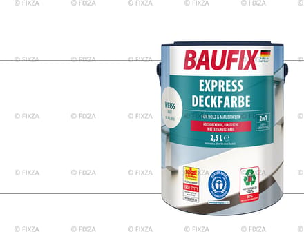 BAUFIX Express Dekkende lakverf wit 2,5 Liter