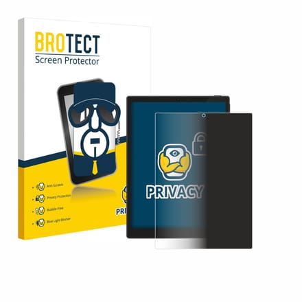 BROTECT - privacy screenprotector voor Hannspree Lumo 7.8 - Folie Beschermfolie Blauwlichtfilter