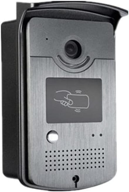 Videodeurbel Camera - Video Intercom - Thuisbeveiliging - Met RFID Ontgrendelen - 110° Kijkhoek - Zwart