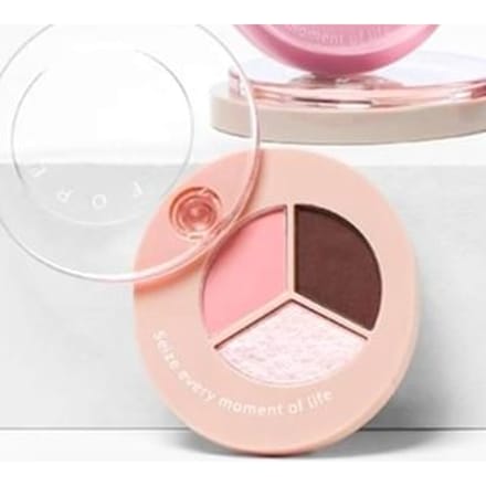 FOREVER KEY - 3 Colors Eyeshadow Palette - E03 Ribbon #E03 Ribbon - 2.4g