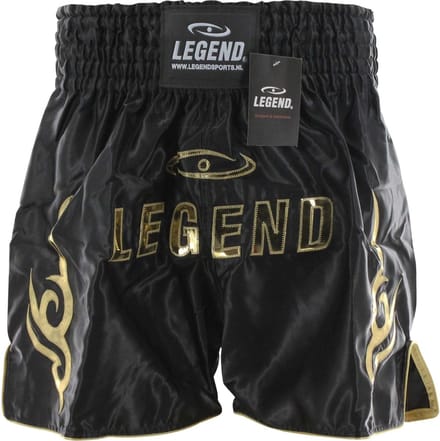 Legend Sports Logo (kick)boksshort Goud Maat Xxs