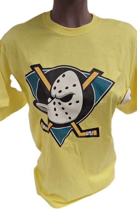 MIGHTY DUCKS - TSHIRT-YELLOW-S