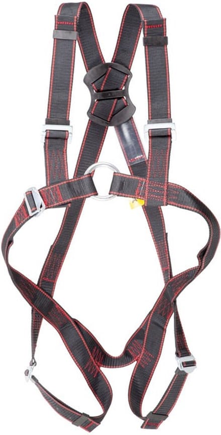 Veiligheidsharnas Lanex Basic EVO - Maat: M-XL - zwart/rood
