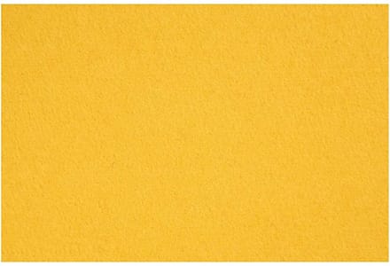Hobbyvilt, vel 42x60 cm, dikte 3 mm, geel, 1 vel | Hobby vilt