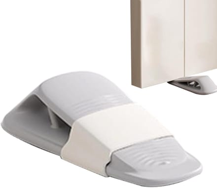 Vloer Deurstopper - Deur Buffer - Deuren Vastzetten - Antislip Ontwerp - 13 cm Lengte - Grijs