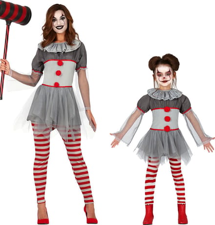 Fiestas Guirca - Bad Clown Girl (10-12 jaar)