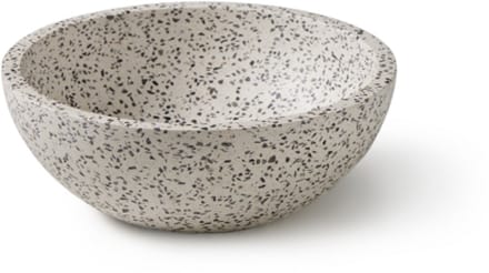Terrazzo waskom rond grijs 35x35x13 cm - Lirona