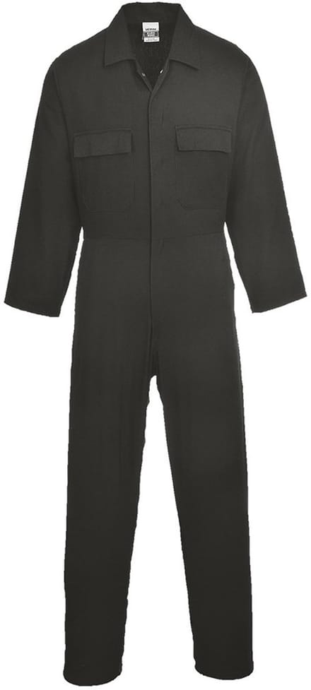 Portwest Euro Work Katoenen Overall S998 - Zwart - S