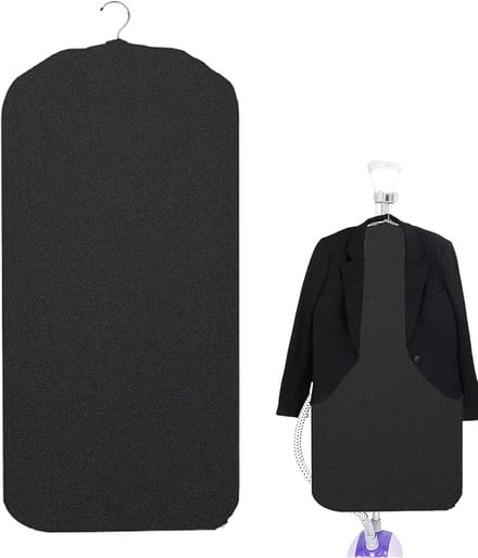 Strijkonderlegger - Stoomkussen - Kleding Stomen - Flexibele Haak - 40 x 45 cm - Grijs