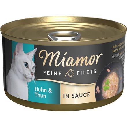 24x85g Miamor Fine Filets in Saus Kip & Tonijn nat kattenvoer