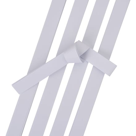 Papieren strips "Woodfree" - Wit