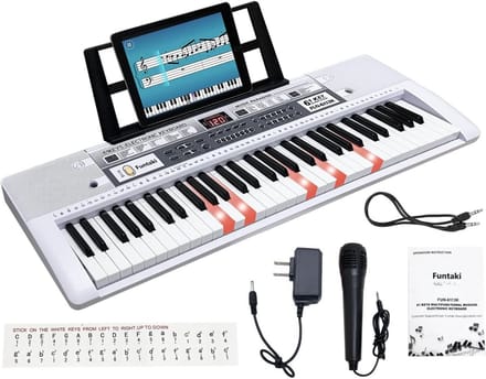 Draagbaar Digitaal Keyboard met 61 Toetsen voor Beginners en Gevorderden