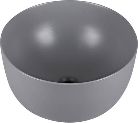 Waskom Differnz Tulip 40cm Keramiek Mat Licht Grijs