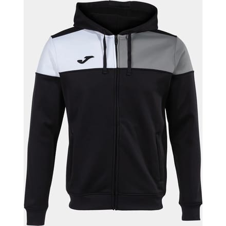 Joma Crew V Sweatshirt Met Rits Zwart 4-5 Years Jongen