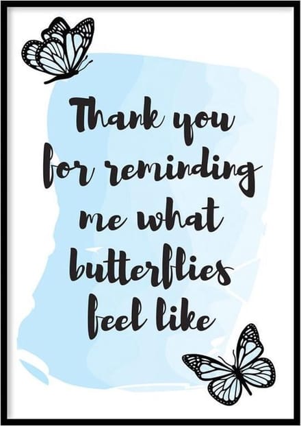 Poster Liefde in de lucht - 30x40 cm - Liefdes Poster - WALLLL