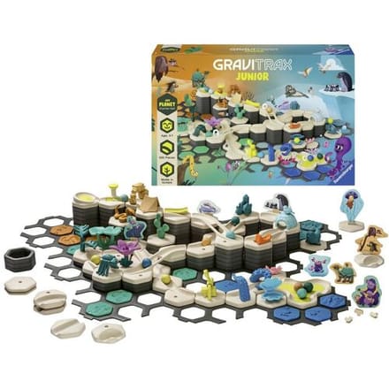 GraviTrax Junior Starter-Set XXL My World - Knikkerbaan - Interactief Kogelbaansysteem voor Kinderen