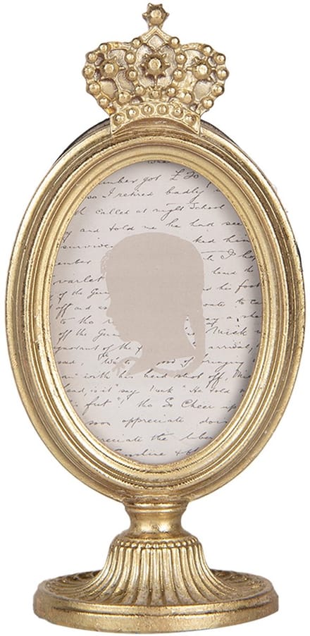 Clayre & Eef Fotolijst 7x9 cm Goudkleurig Kunststof