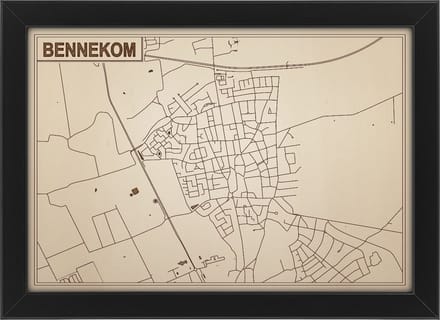 Decoratief Beeld - Houten Van Bennekom - Hout - Bekroned - Bruin - 21 X 30 Cm