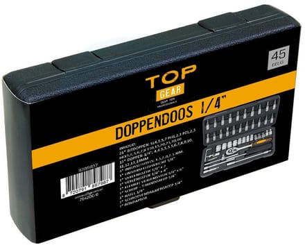 TOPGEAR Doppendoos 45-delig - 1/4