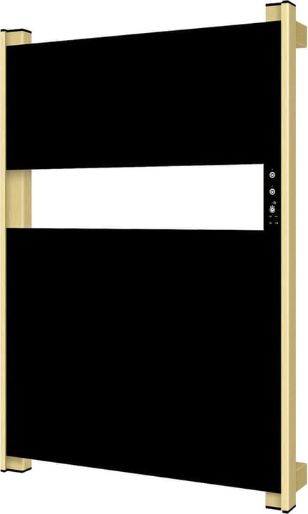 Elektrische radiator Maverick 90Watt black-gold - timerfunctie - Quality Heating