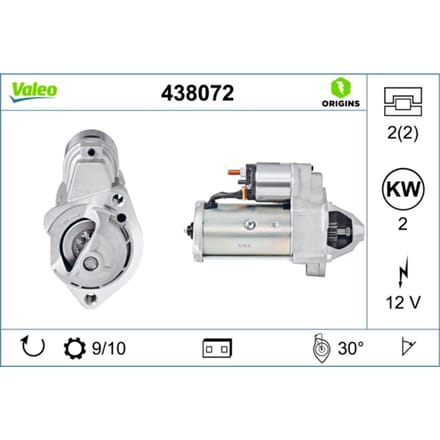 Starter VALEO ORIGINS NEW VALEO 438072