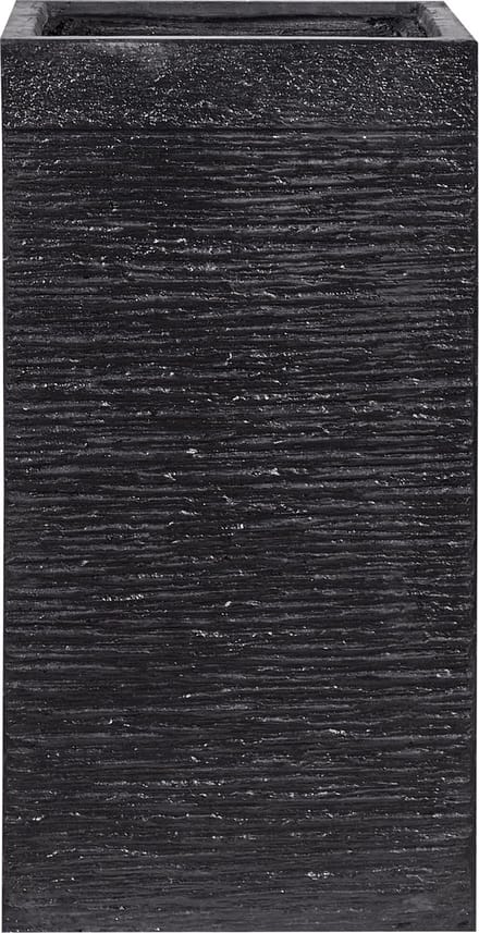 DION - Plantenbak - Zwart - 40 cm - Klei-vezelmengsel