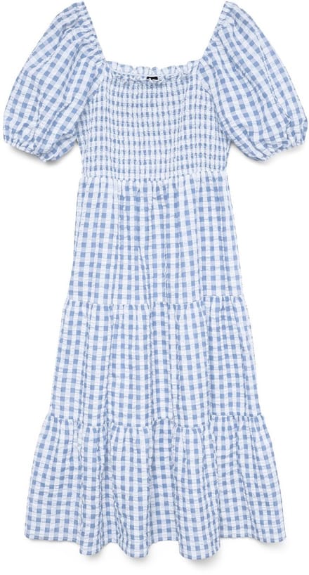 Vero Moda Curve Gesmokte jurk VMCCARRIE Lange jurk