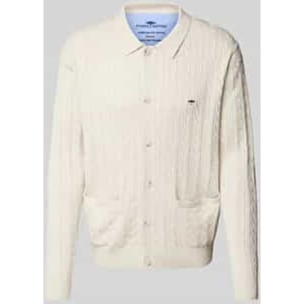 Cardigan met kabelpatroon