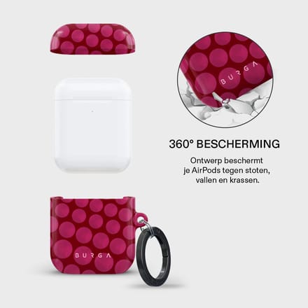 Burga Hardcase voor de Apple AirPods 1 / 2 - Reset Button