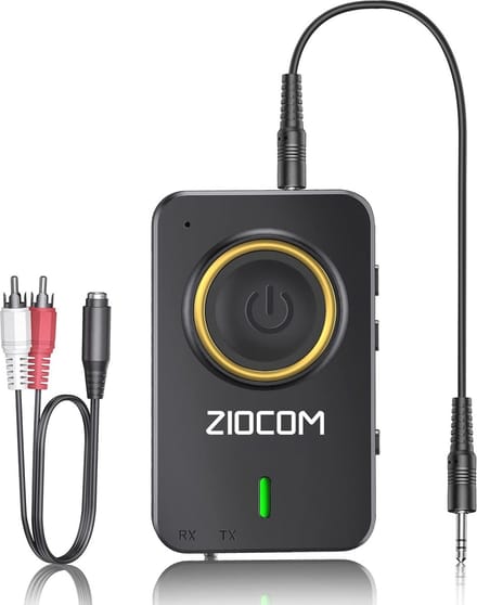 Bluetooth 2-in-1 Draadloze Adapter voor TV en PC - Aux, Microfoon, Dual Link, Laag Latentie