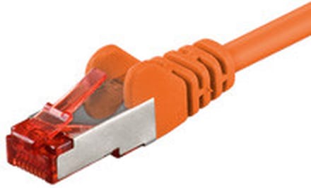 Danicom CAT6 S/FTP (PIMF) patchkabel - 3 meter oranje - netwerkkabel - internetkabel - UTP kabel - RJ45 - 1000 mbit/s