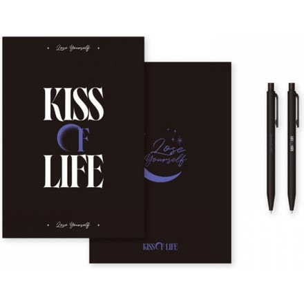 Baiser de Vie   Carnet   Set de Stylos   3ème Mini Album   11 white