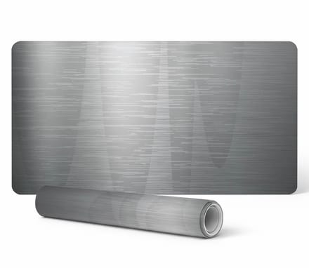 Antislip bureauonderlegger met verticale lijnen en schaduwen, 90x45 cm
