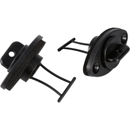 Universele Afvoerstop Kit 2 Stoppen Stop met Schroeven voor Kano Boot Bijboot Kajak Boot black