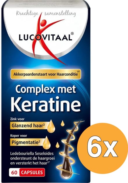 6x Lucovitaal Keratine Complex (60 capsules)