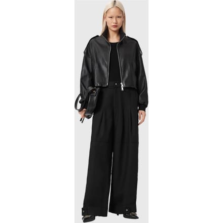AllSaints Sherell Trouser Black Taglia: 2 | Pantaloni Outlet | Donna | Nero