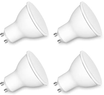 7W GU10 LED Lampen Warm Wit 2700K - 600LM - Energiebesparend - 4 Stuks