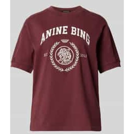 T-shirt met Collegiate-logoprint
