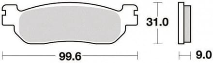 Plaquette de frein AP Racing pour scooter Keeway 125 Silverblade 2011-2012 AR Neuf