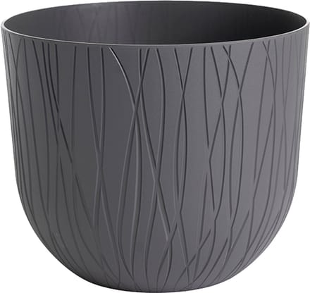 Elezza Nature Tondo Bloempot Ø30 x H25 cm - Antraciet