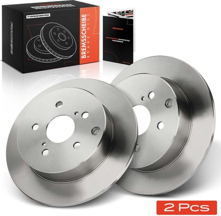 Frankberg 2x Remschijven Achteras voor Toyota Corolla Verso 16L 18L