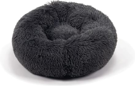 Beeztees Yali - Hondenmand - Pluche - Fluffy - Grijs - Diam. 50 cm